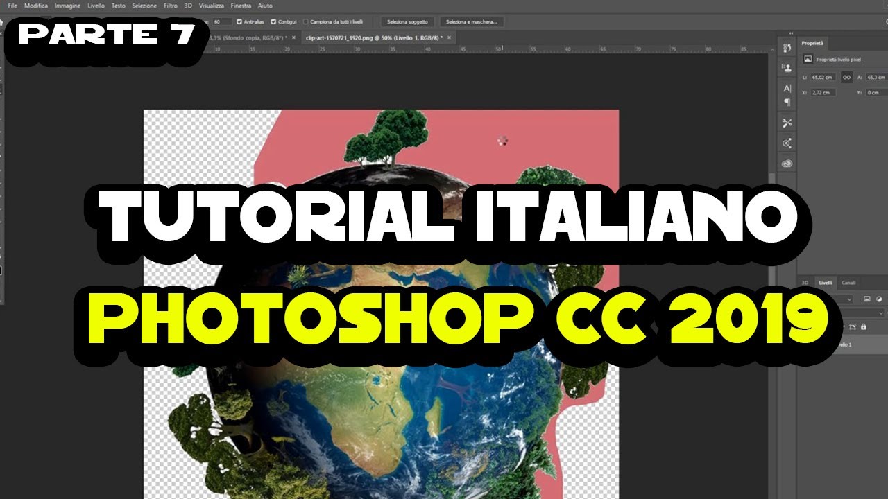 Tutorial italiano Photoshop CC 2019 - Parte 7 - Gli stili di livello