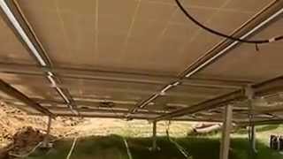solar water pumping system -Installation by Dhanush Power Systems,Hyderabad,INDIA.
