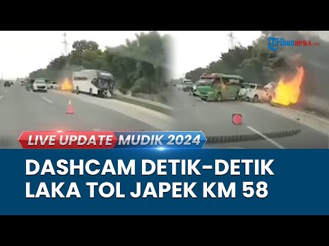 Rekaman Dashcam Ungkap Detik-detik Laka Tol Cikampek Km 58, Ucapan Sopir Bus Primajasa Terbukti