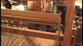 Nancy Today: Weaving how to tie the warp to the beam (weavng 115) ASMR weaving