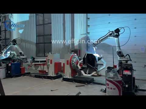 Automated Welding Solution using 2-Axis L-Type Positioner & Robotics