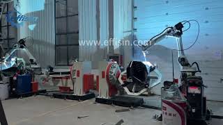 Automated Welding Solution for Power Tower Feet: 2-Axis L-Type Positioner & No-Code Robotics screenshot 4
