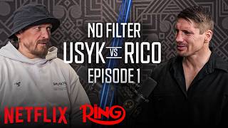 NO FILTER: Oleksandr Usyk vs Rico Verhoeven | Heated Interview | Episode 1 NO FILTER: Oleksandr Usyk vs Rico Verhoeven | Heated Interview | Episode 1