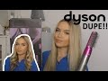 TESTING the best DYSON AIRWRAP DUPE!! Is it worth it?