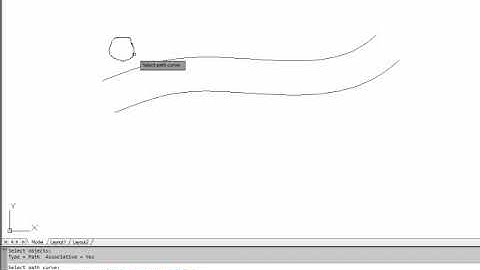 AutoCad Tutorial: How to Use Path Arrays