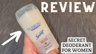 Secret Deodorant For Women A Review Of The Best Odor Protection For Women
