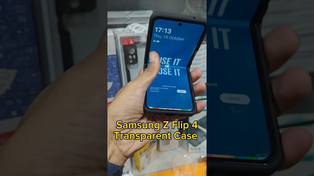 Samsung Z Flip 4 Transparent Case....
