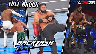 WWE 2K26 Backlash 2026 Full Show Prediction Highlights! (Full Match card)