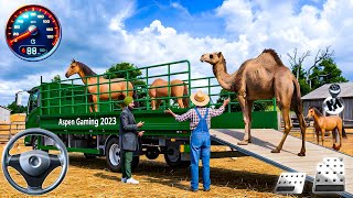 Camel Transport Truck Driving on Dangerous Offroad Roads - Animal Transport Simulator  screenshot 4