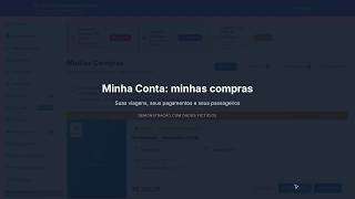 Viagilize: Minha Conta: minhas compras | tutorial do sistema para agências de viagens