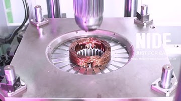 Auto table fan motor stator coil forming and shaping Machine