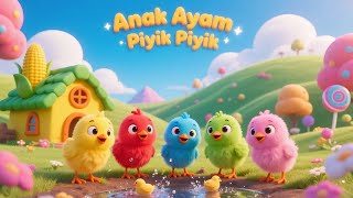Download lagu ANAK AYAM PIYIK PIYIK | 5 BEBEK KECIL BERMAIN | CIT CIT CUIT | SUARA HEWAN | AQILA TOYSTecca Kids