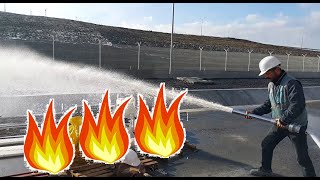 Foam Test - Jet Hangarı - Yangın Söndürme Köpük Testi