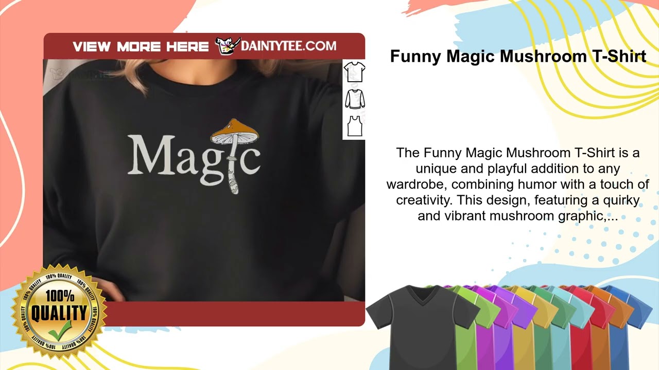 Funny Magic Mushroom T-Shirt