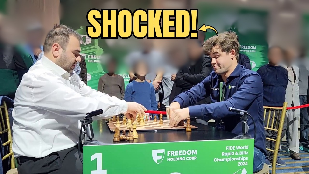 Magnus Carlsen Is Shocked by Parham Maghsoodloo’s Unbelievable Blunder ...