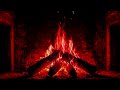 🪵 Warm Fireplace Night in Cabin | Relaxing Fire Sounds for Sleep, Study & Calm