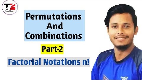 Part-2 Factorial Notations Class-12 Permutations And Combination ||  Pg No.12 1-3 || Tuition Master