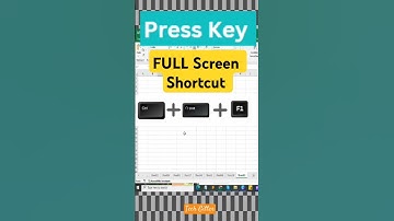 Go Full Screen in Excel with One Shortcut! 🖥️
