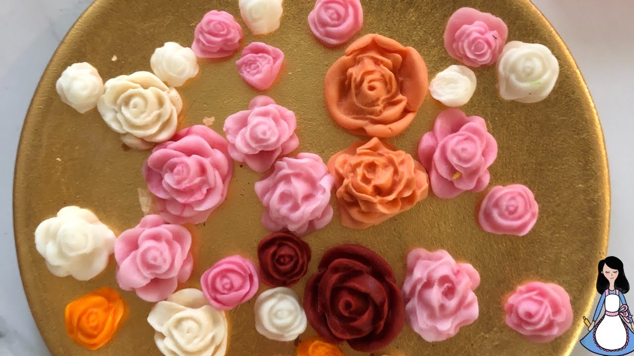 Easy and fast fondant flowers YouTube