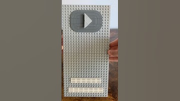 Day 547 of building a silver play button out of LEGO until I get a real one #lego #playbutton #short