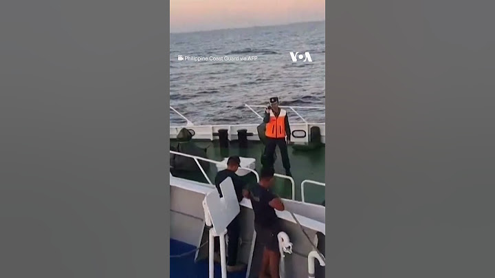 Philippine Coast Guard Ship Collides With Chinese Vessel | VOA News #shorts