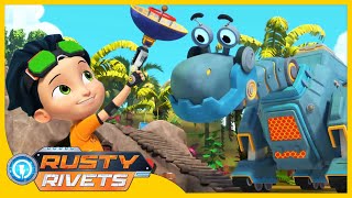 Rusty's Adventures in Blobbo Sitting and MORE! 2  HOUR Rusty Rivets Compilation | Cartoons for Kids