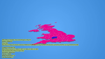 The United Kingdom Map Kit | After Effects Template | VideoHive 22712328