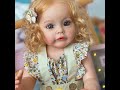 Reborn Full Body Silicone Baby Dolls pour filles, jouet de bain de cheveux avec des racines