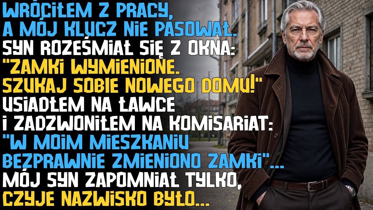 Wróciłem z nocnej zmiany w węźle cieplnym, zmęczony, z torbą i kluczem w dłoni. Włożyłem klucz do zamka mojego mieszkania, w którym mieszkam od dwudziestu sześciu lat. Klucz wszedł do połowy i...