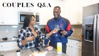 COOK WITH ME! | COUPLES Q&amp;A, DATE NIGHT IN!