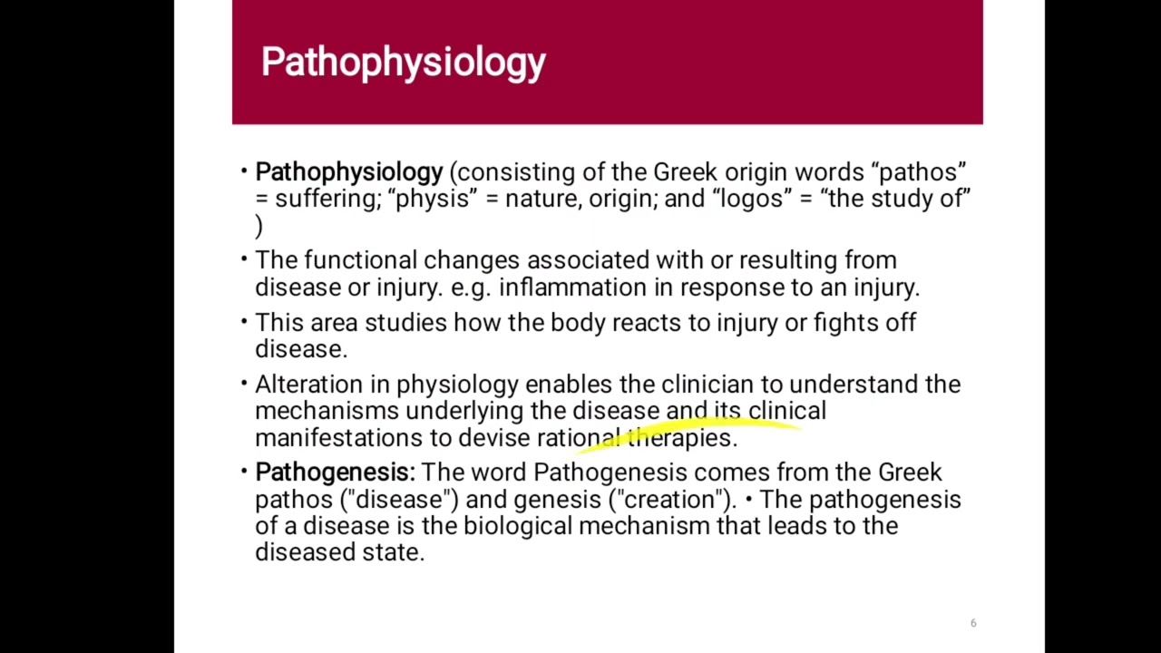 Introduction to pathophysiology chapter 1 BSN 3rd semester kmu slides in pashto #kmupdates