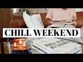 chill weekend | apt updates, cleaning, & my current makeup routine