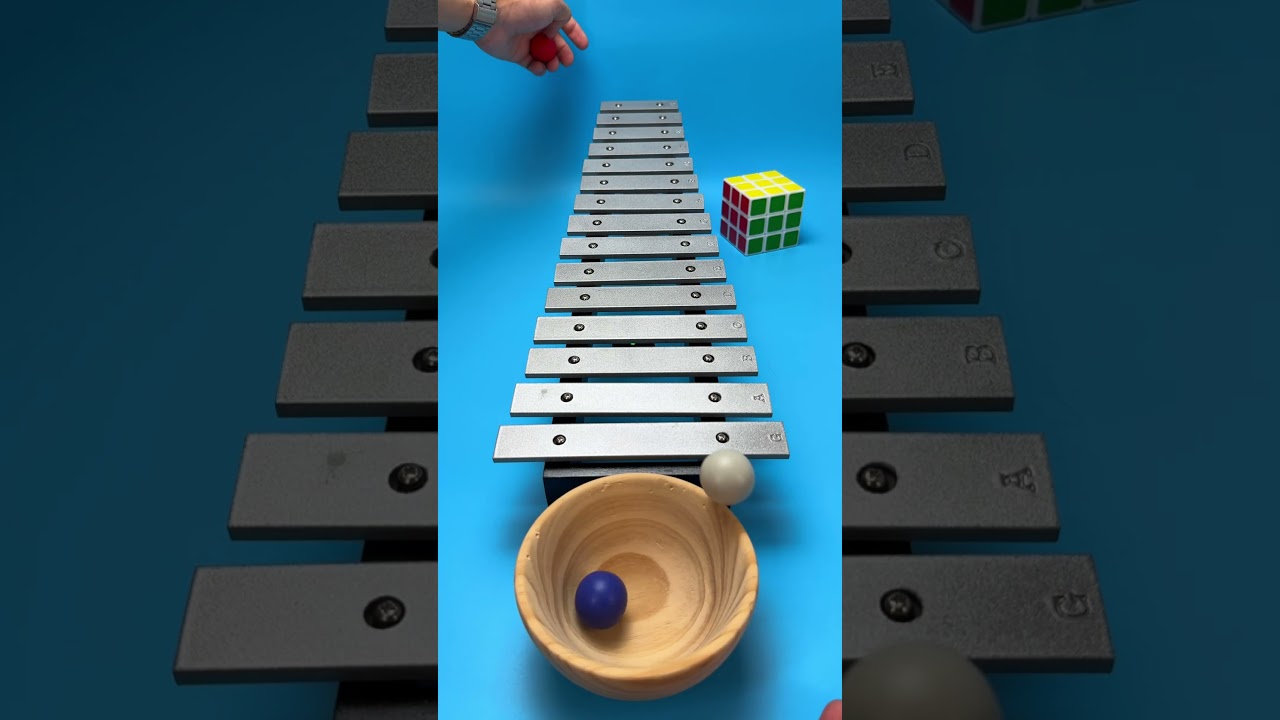 🌈🥁🎶 Rainbow Xylophone Drop 