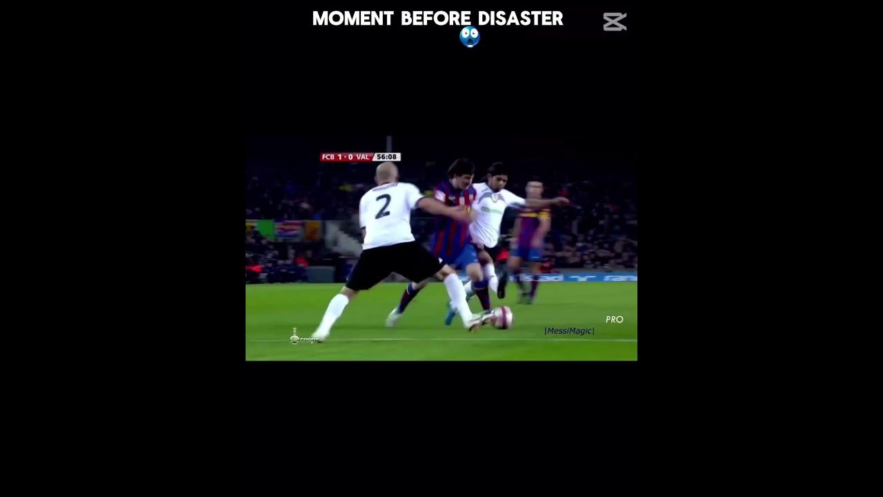 Moment before disaster #footballshorts #footballdesign #leomessiskills #leomessi #footballart 🥶🐐☠️￼
