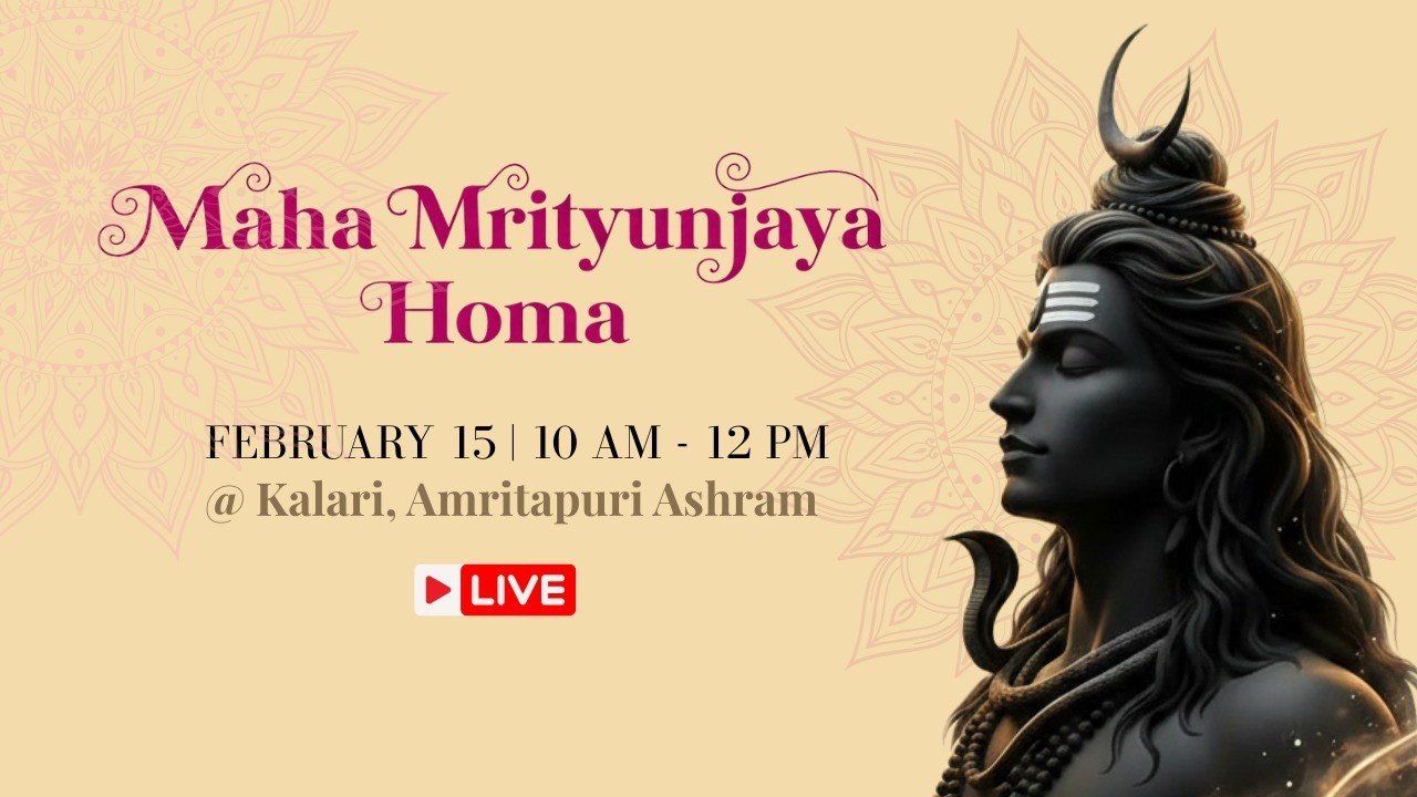 Maha Mrityunjaya Homa Live from Amritapuri Ashram | Kalari
