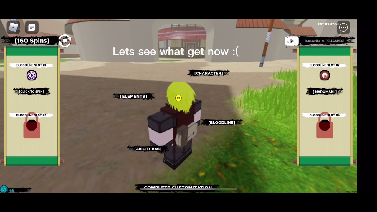 Spinning to get a good bl (shindo sucks) (funny moments)