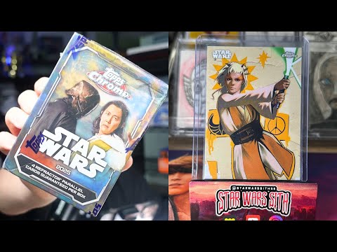 FIRST LOOK at Topps Star Wars Chrome 2025 Blaster Box EARLY