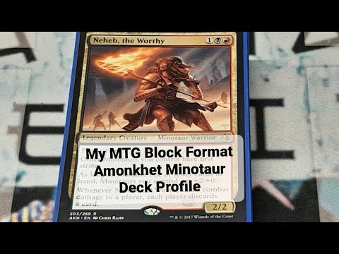 My MTG Block Format Amonkhet Minotaur Deck Profile - YouTube My MTG Block Format Amonkhet Minotaur Deck Profile - YouTube