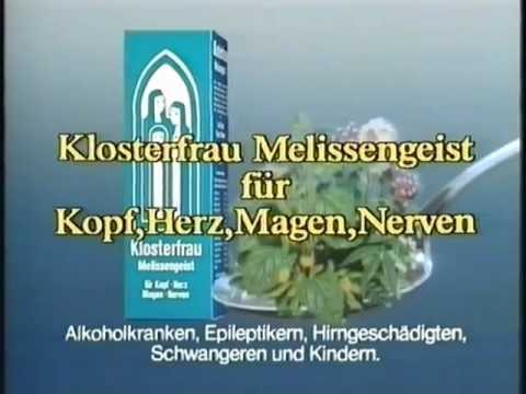 Klosterfrau Melissengeist Werbung 1987 Youtube