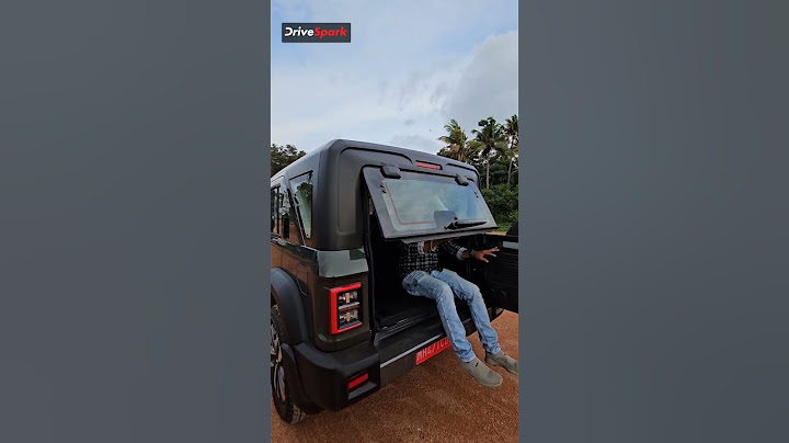Mahindra Thar Roxx (5 Door) Boot Space #MahindraTharRoxx #Thar5Door  #OffRoadSUV DriveSparkTamil