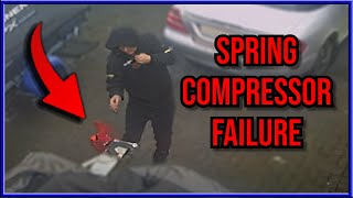 Terrifying Spring Compressor FAILURE!┃Customer States and Fails Compilation