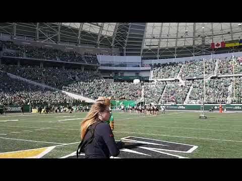 Saskatchewan Roughriders 2017 Labour Day Entrance