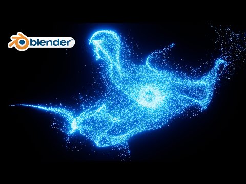 Blender-Eevee Blender2.8でのSci-Fi粒子シミュレーション
