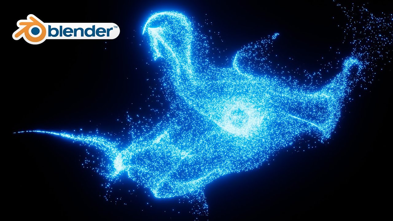 Blender Sci-Fi Particle Simulation in Eevee Blender 2.8 -