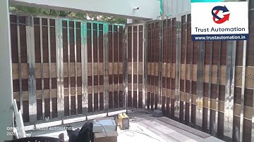 Curved gate /folding sliding gate / space saving gate / sectional sliding gate/ trustautomation