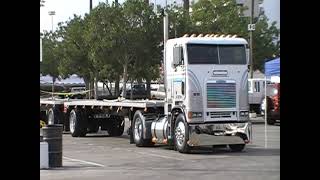 Hemme Hay & Feed Cabover Freightliner With Hay Doubles Arriving At Truckin' For Kids 2012