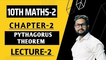 10th Maths-2 | Chapter 2 | Pythagorus Theory | Lecture 2| Maharashtra Board | JR Tutorials |