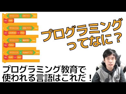 プログラミングってなんだろう？プログラミング教育で使われる言語は？