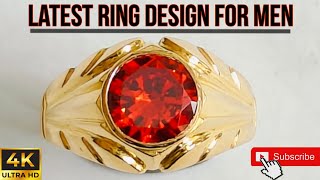 Latest Ring Design For Men _ 4K Video Jewellery Rings _ New Design Ring Making _ #goldjewellery