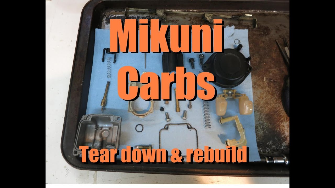 Mikuni carb tear down and rebuild
